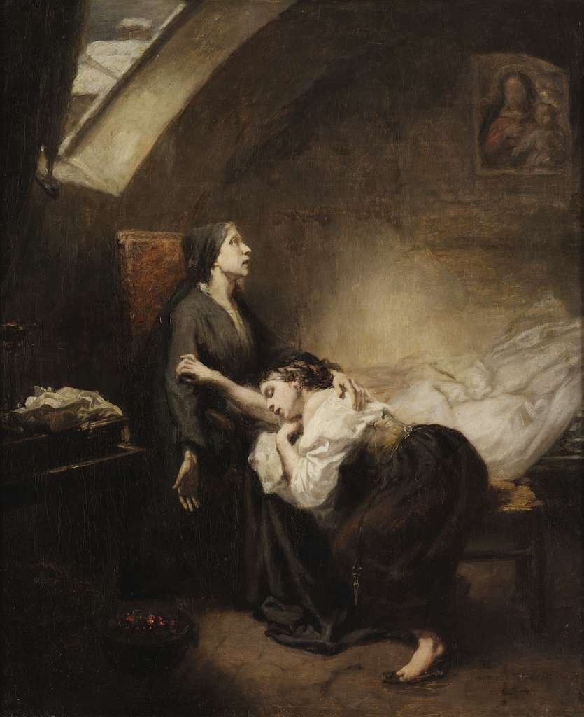 Família infeliz, Octave Tassaert,1854