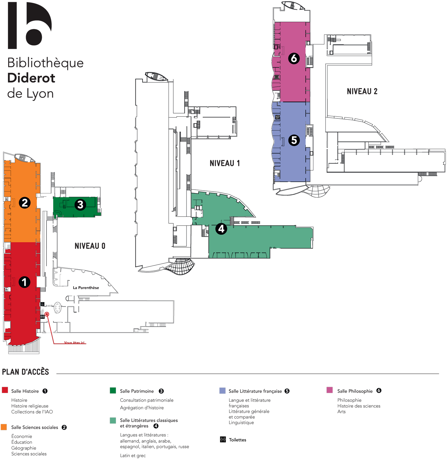 Plan détaillé du site Descartes