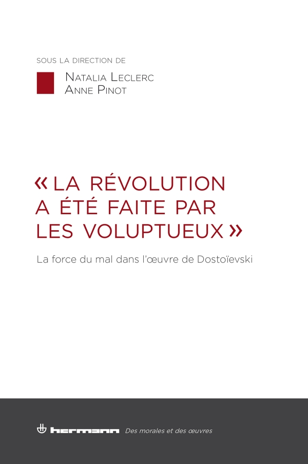 Couverture du livre "La révolution a été faite par le voluptueux" de Natalia Leclerc